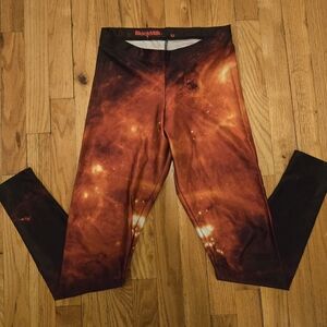 BlackMilk Lava Print Leggings - Size M